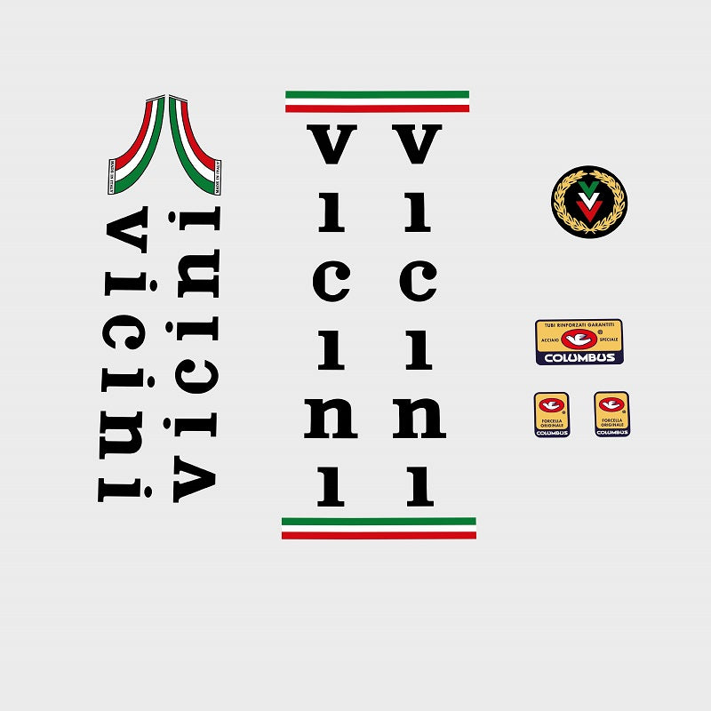 Vicini Set 200-Bicycle Decals