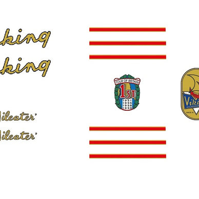 Viking Set 10-Bicycle Decals