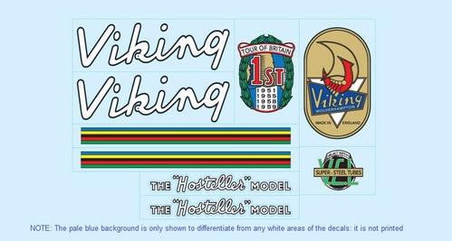 Viking SET 3-Bicycle Decals