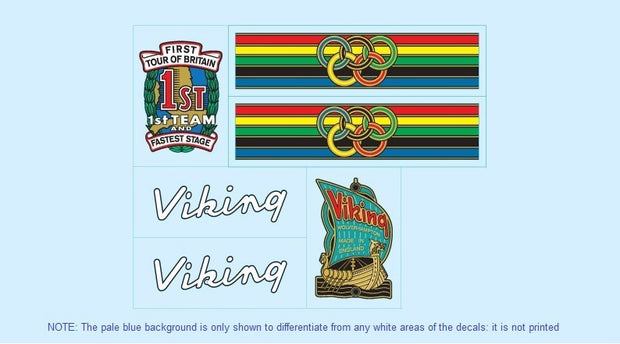 Viking SET 5-Bicycle Decals