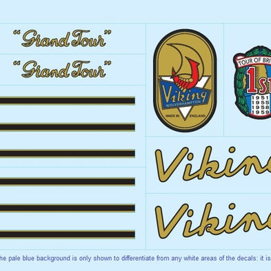 Viking SET 7-Bicycle Decals