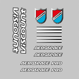 Viscount Aerospace Pro bicycle decals stickers