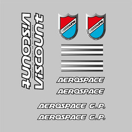 Viscount Aerospace G.P. bicycle decals stickers