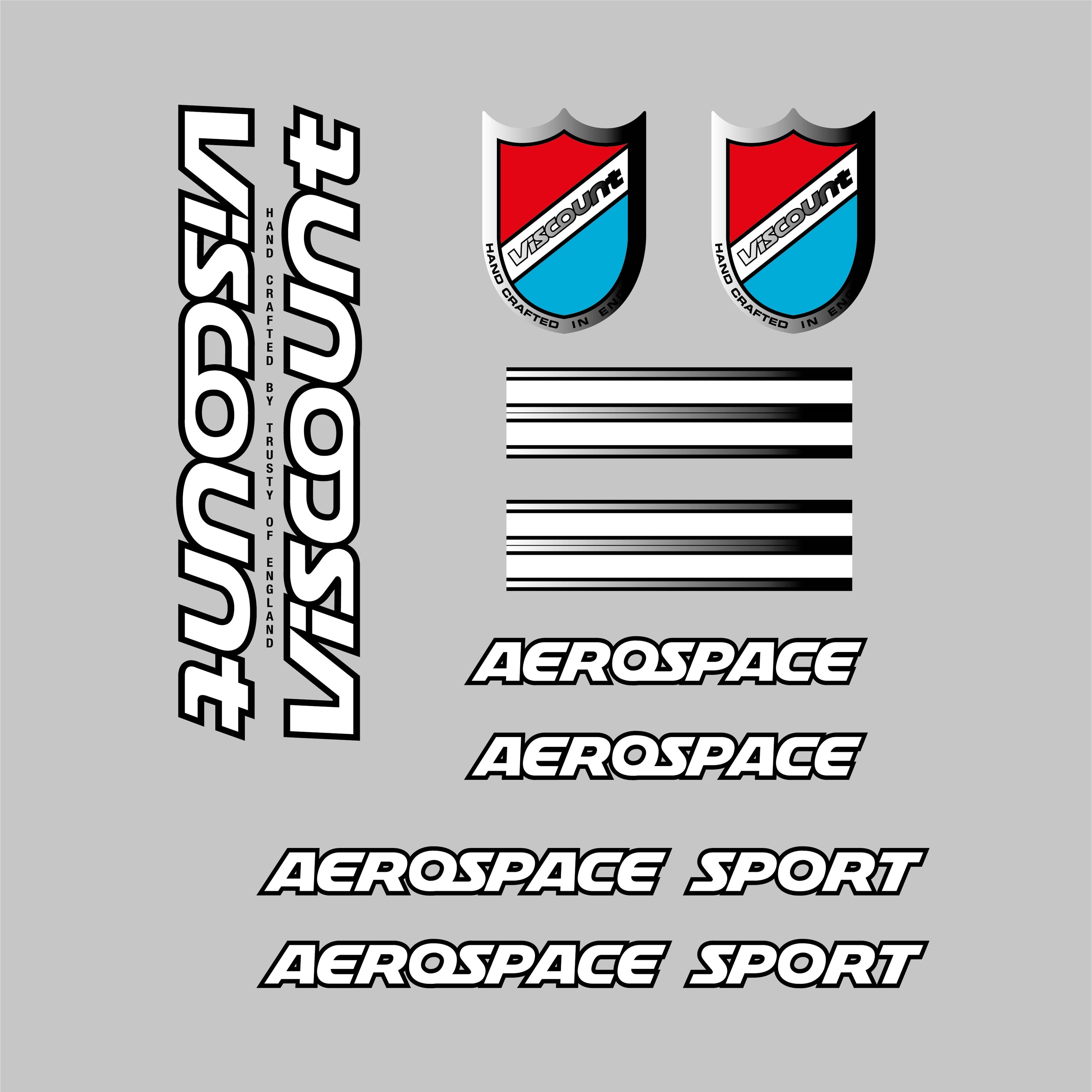 Viscount Aerospace Sport Bicycle Decals