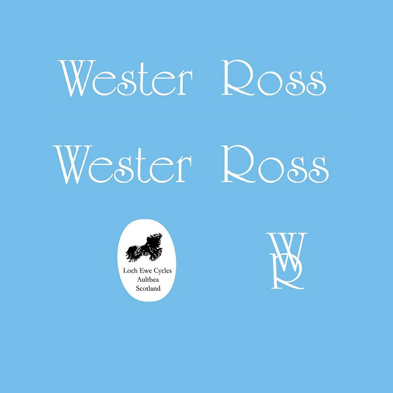WesterRoss Set 1-Bicycle Decals