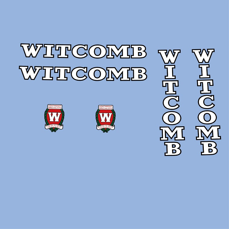 Witcomb Set 600-Bicycle Decals