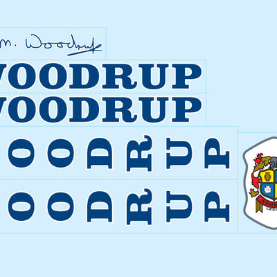 Woodrup Set 1-Bicycle Decals
