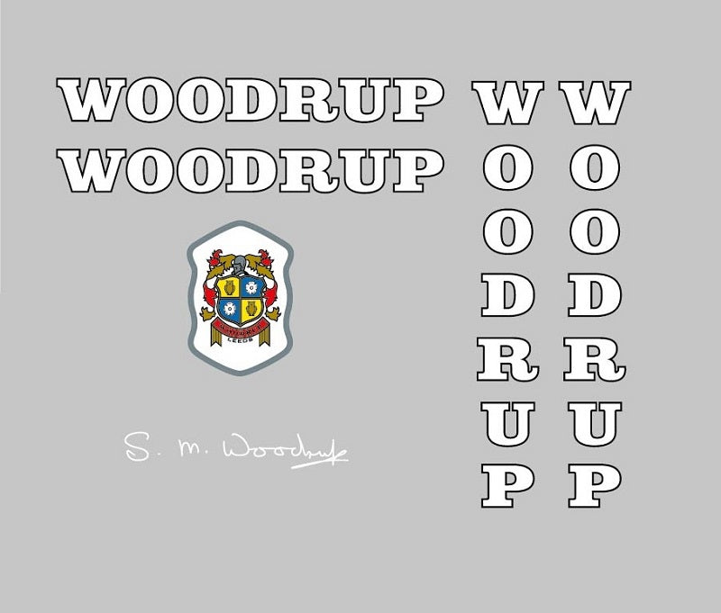 Woodrup Set 2-Bicycle Decals