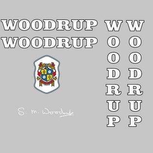 Woodrup Set 2-Bicycle Decals