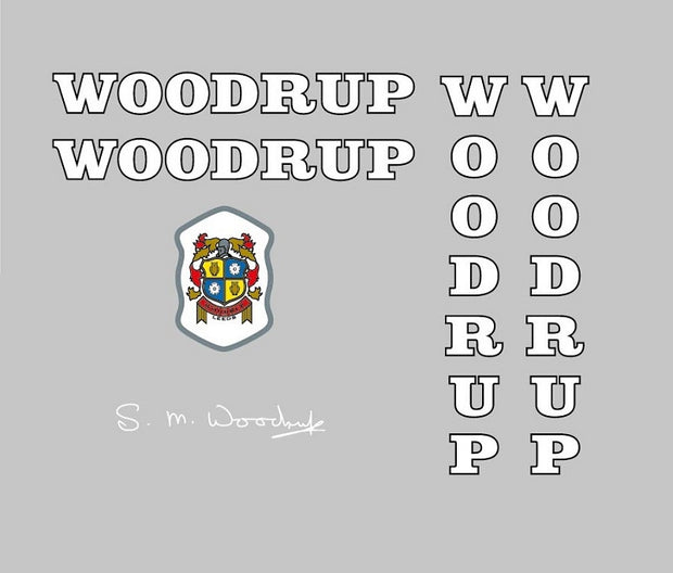 Woodrup Set 2-Bicycle Decals