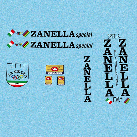 Zanella Bicycle Decals / Stickers