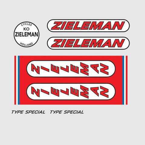Zieleman Bicycle Decals / Stickers