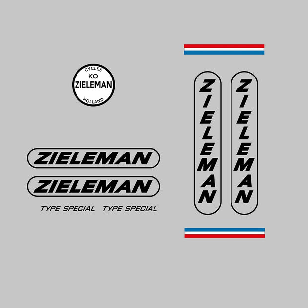 Zieleman SET 21-Bicycle Decals