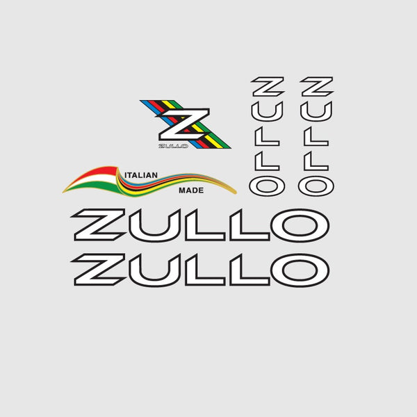 Zullo SET 1-Bicycle Decals