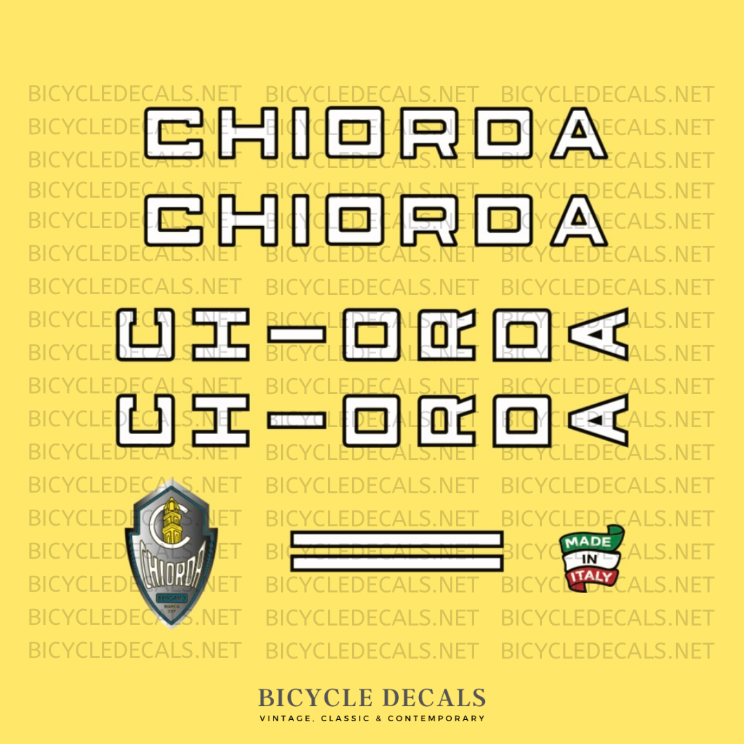 Chiorda Set 1-Bicycle Decals