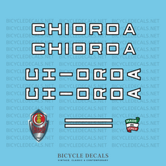 Chiorda Set 2-Bicycle Decals
