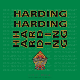 Harding SET 1-Bicycle Decals