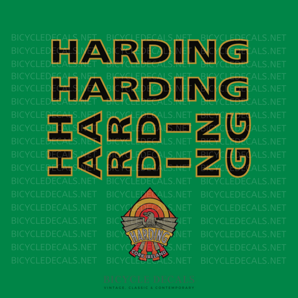 Harding SET 1-Bicycle Decals